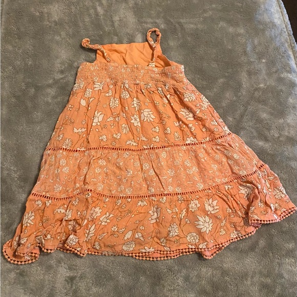 Cat & Jack peach flower dress size 3T - Picture 2 of 3